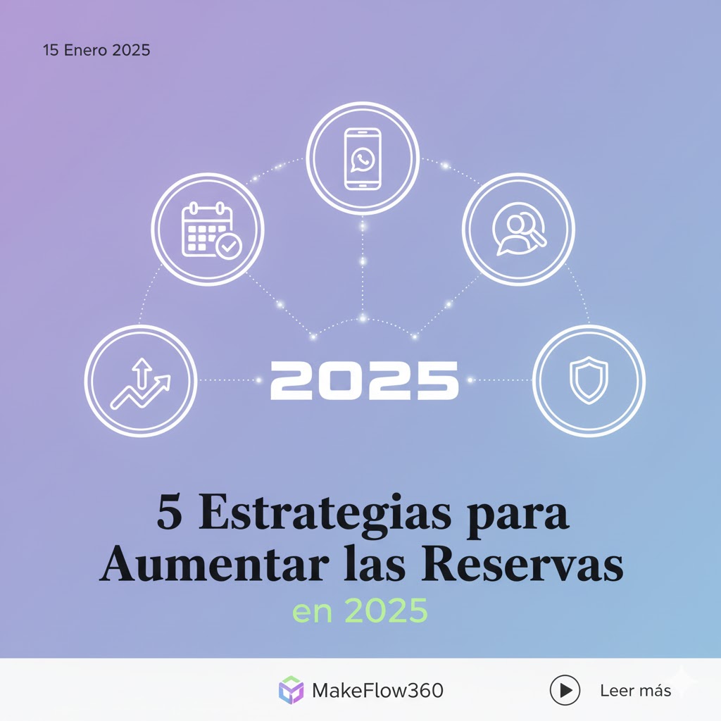 5 Estrategias para Aumentar las Reservas en 2025